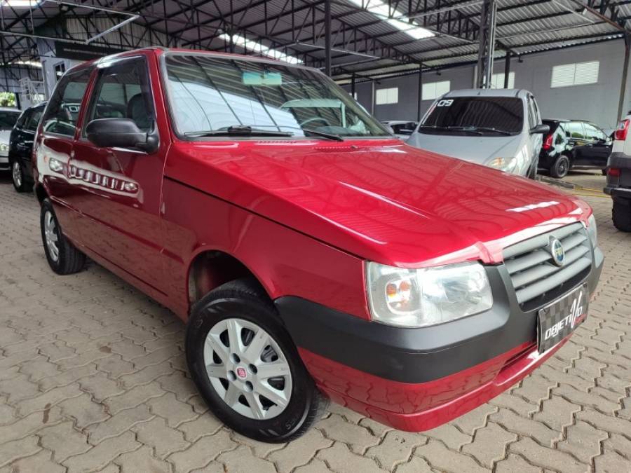 FIAT - UNO - 2007/2008 - Vermelha - R$ 19.900,00