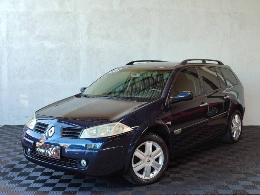 RENAULT - MÉGANE - 2007/2008 - Azul - R$ 27.900,00